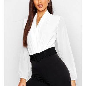Boohoo Wrap Bodysuit
